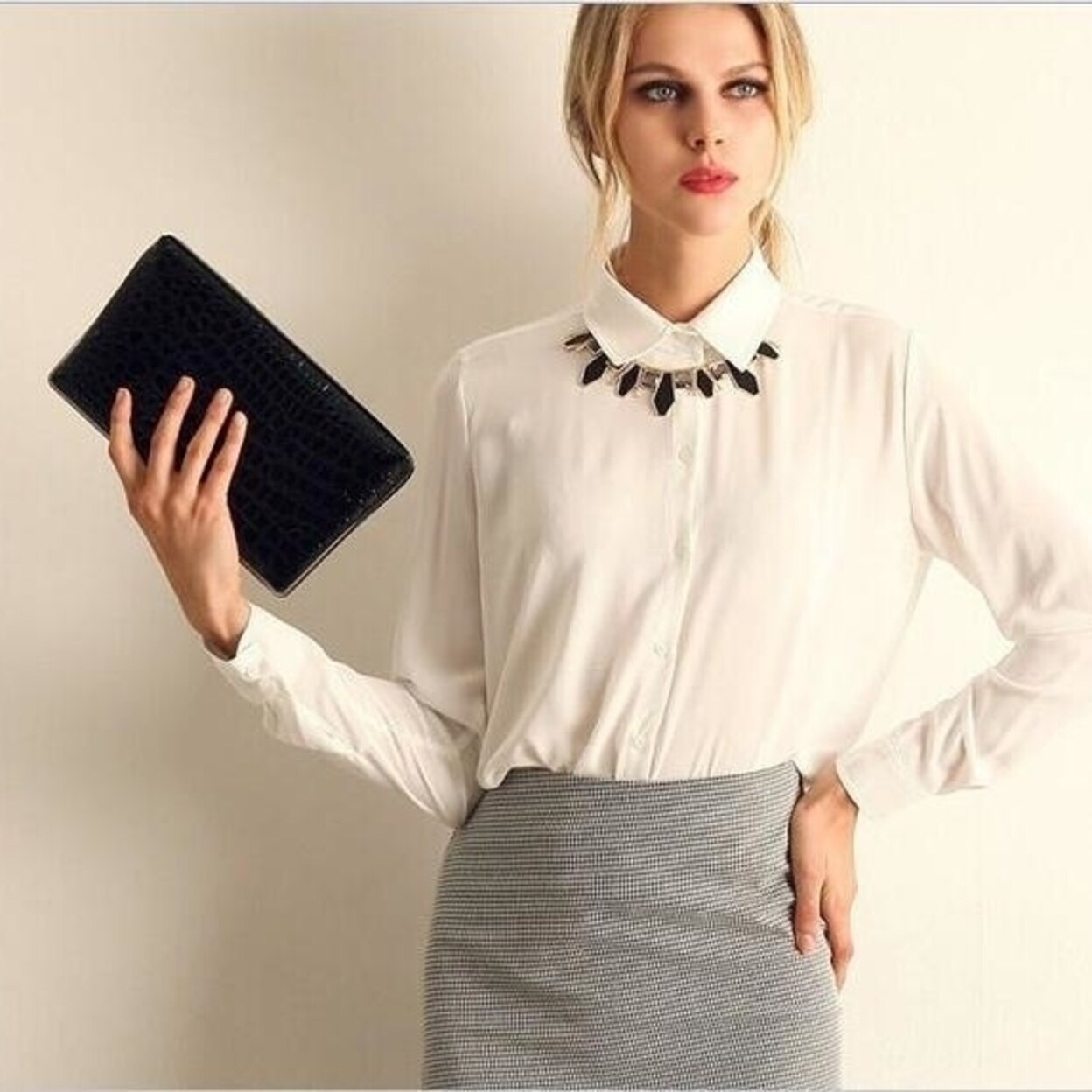 ladies formal shirts and tops