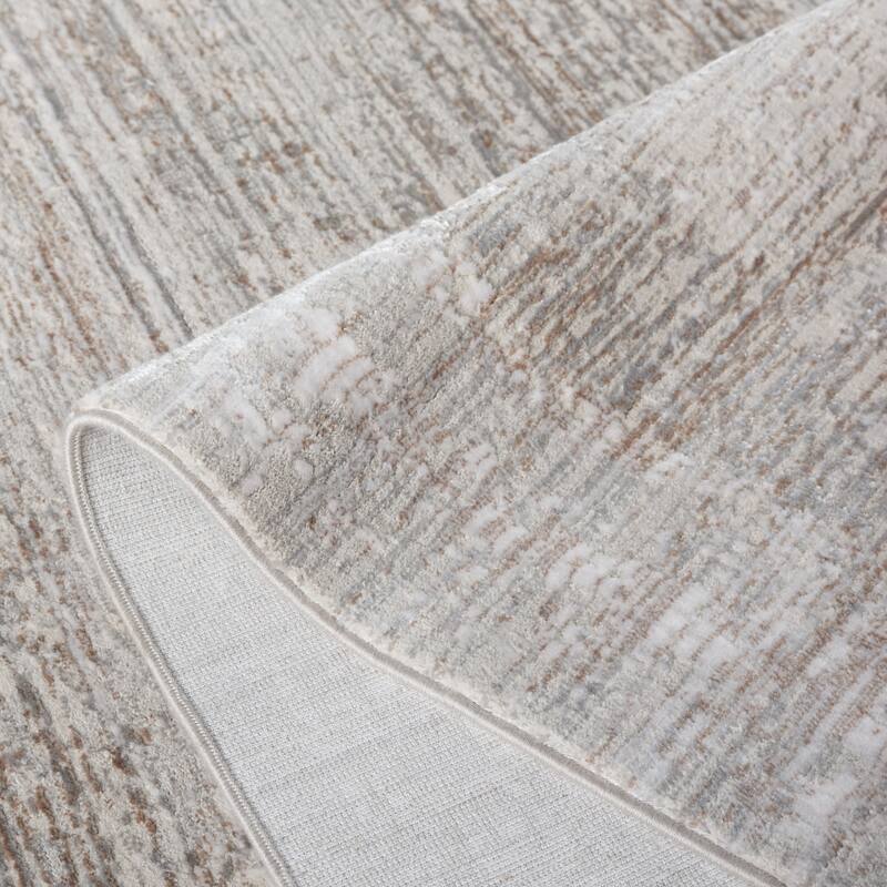 SAFAVIEH Platinum Attie Glam Abstract Rug