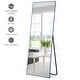 preview thumbnail 90 of 167, Dovelina Modern Full Length Floor Mirror - Freestanding Vanity Mirror for Bathroom or Living Space