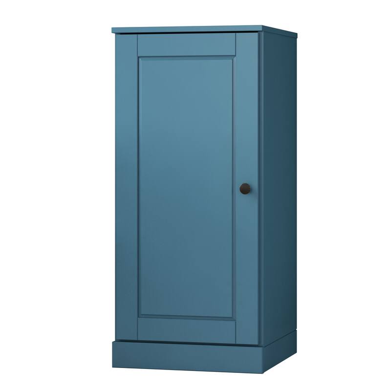Palace Imports 100% Solid Wood 3-Shelf Bookcase with Raised Panel Door and Adjustable Shelves