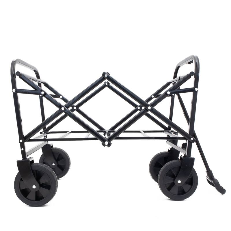 Minimeetall Extension Collapsible Wagon Cart with Expandable Storage