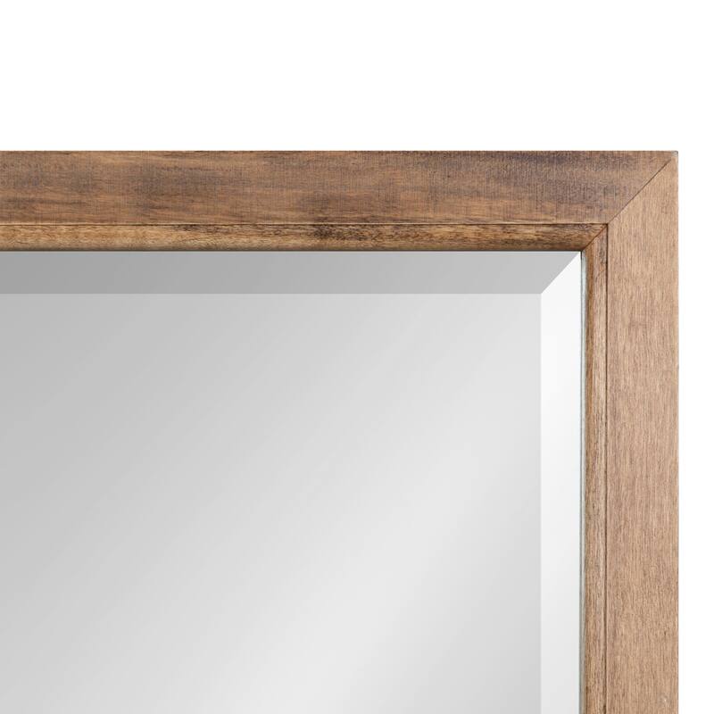 Kate and Laurel Hogan Wood Framed Wall Mirror