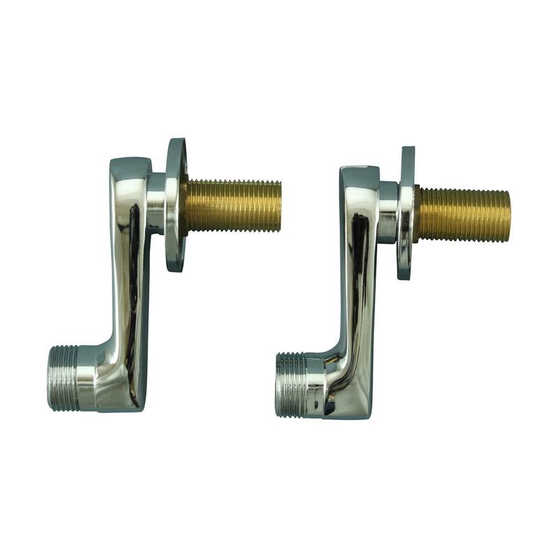 Chrome Plated Brass Swing Arm Coupler Wall Mount Adjustable Bathtub Faucet Part Renovators Supply