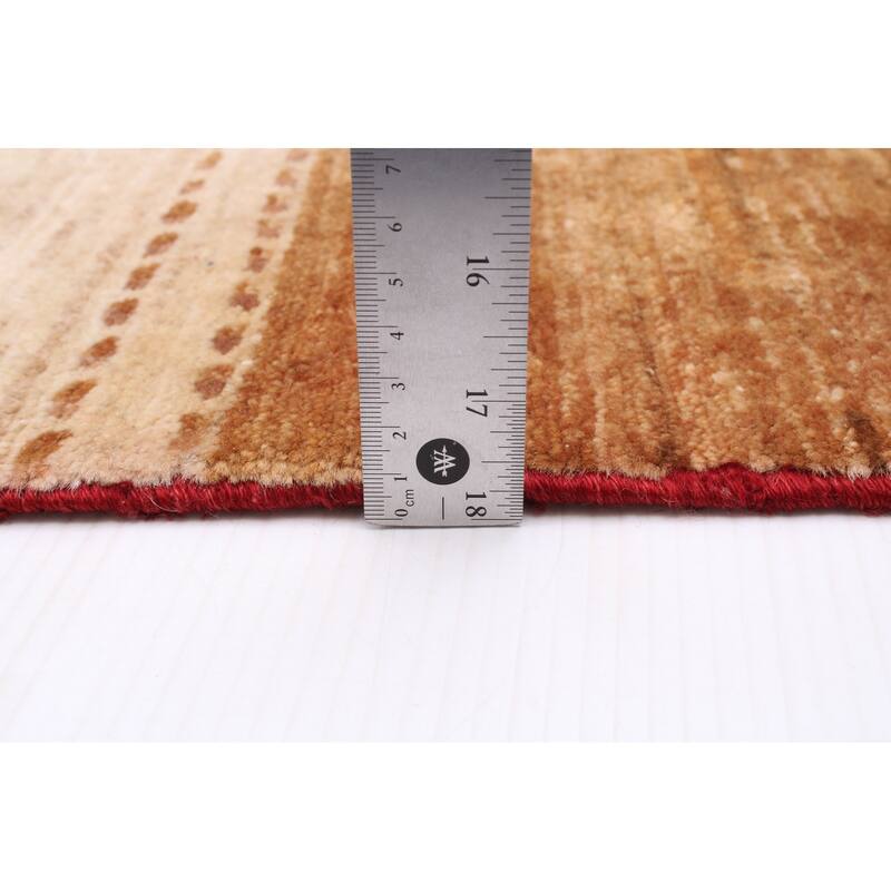 ECARPETGALLERY Hand-knotted Ziegler Ivory Wool Rug - 6'8 x 9'8