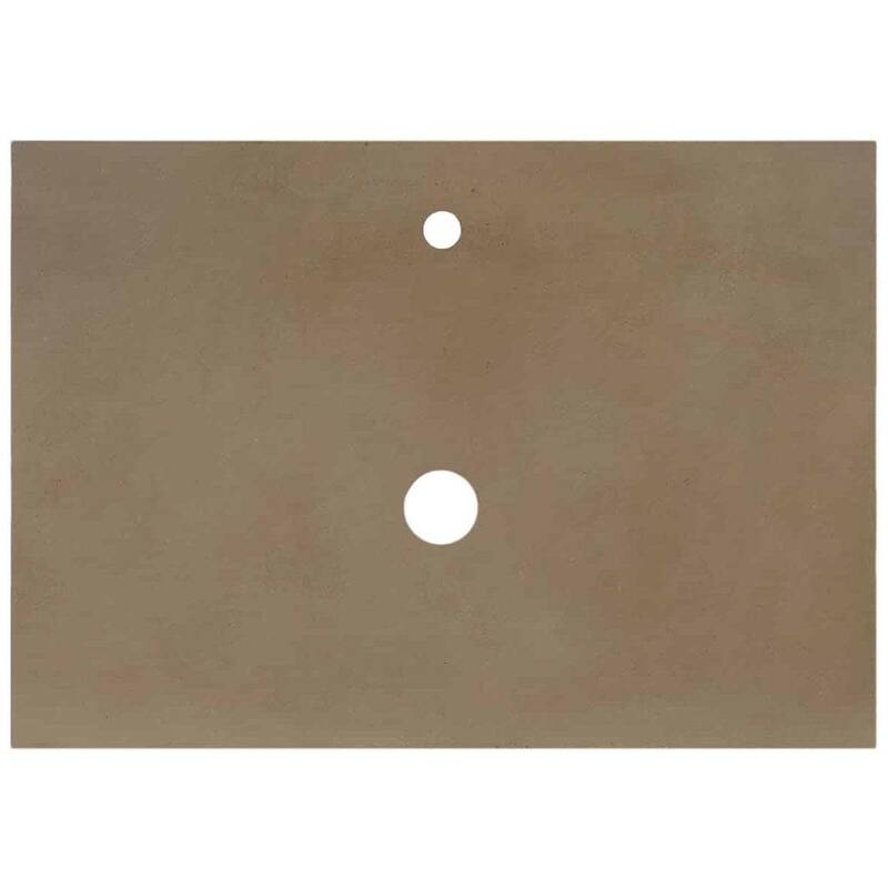 Native Trails VT30-V-NS-1 NativeStone 30" Stone Composite Vanity Top - Earth