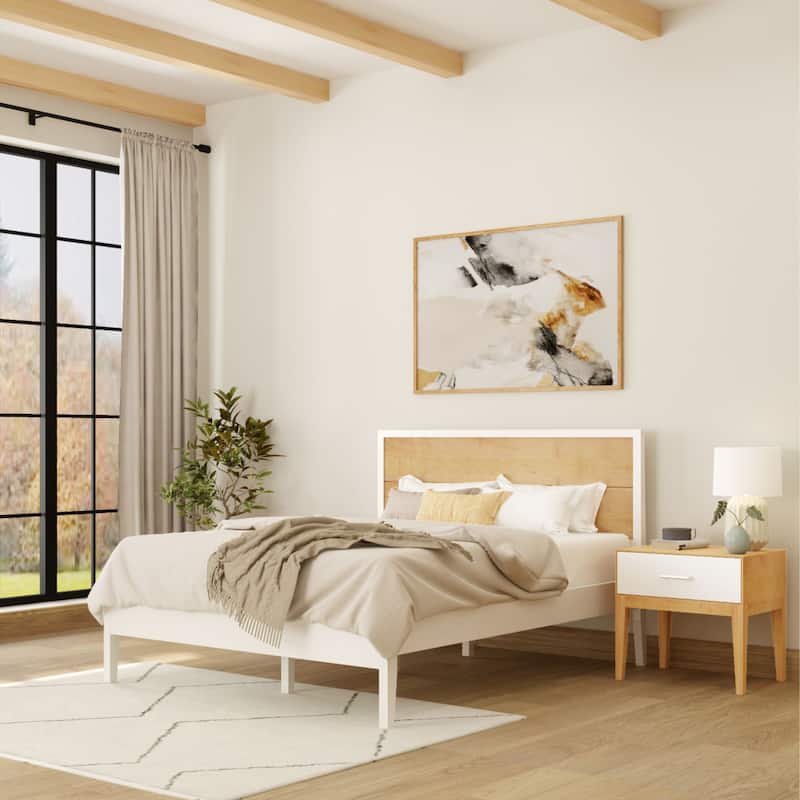 Plank and Beam Duo Queen-Size Bed