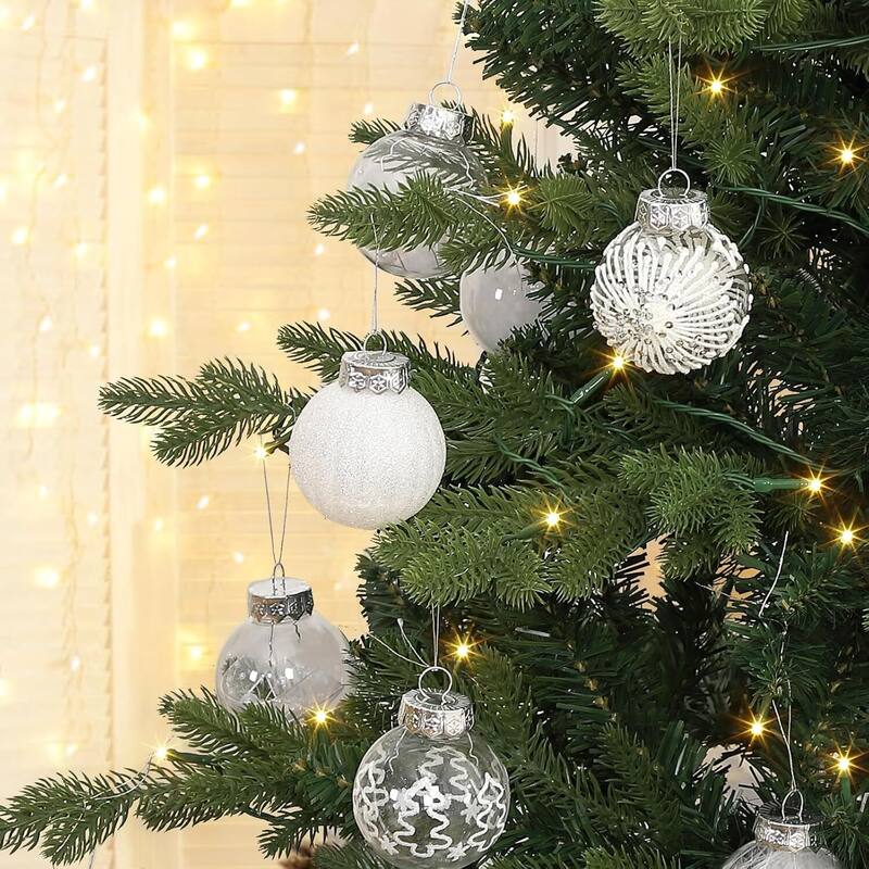 30 Pcs Shatterproof Christmas Ball Ornaments for Holiday Wedding Party Decoration - N/A