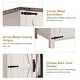 preview thumbnail 7 of 26, Farmhouse Storage Cabinet, Armoire, Rustic Pantry, Versatile Storage