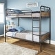 preview thumbnail 3 of 11, Walker Edison Baikal Twin Metal Pipe Bunk Bed