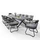 Option Table-Grey&Chair-Grey
