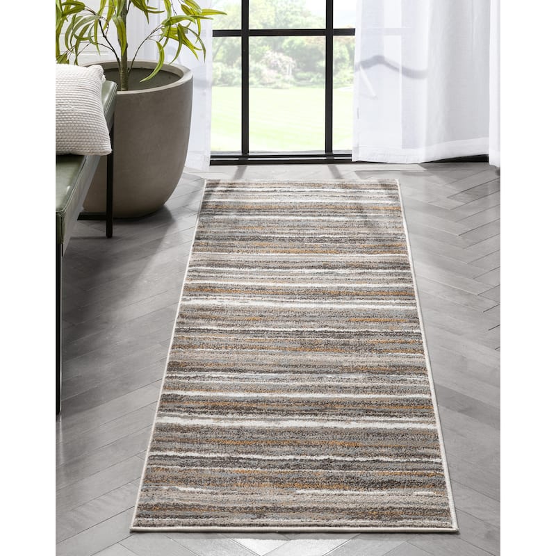 Well Woven Verity Makai Modern Abstract Stripe Area Rug
