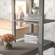 preview thumbnail 8 of 8, Full Size Loft Bed with Integrated Desk, Shelves, and Sturdy Ladder , Maximizes Bedroom Space for Study