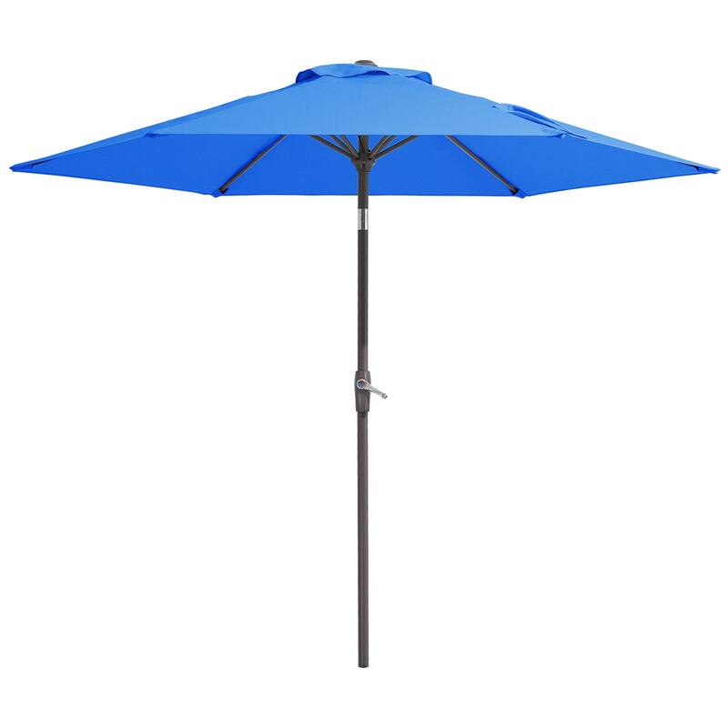 7.5-ft Patio Market Umbrella with UV-Risistance,Crank & Tilt