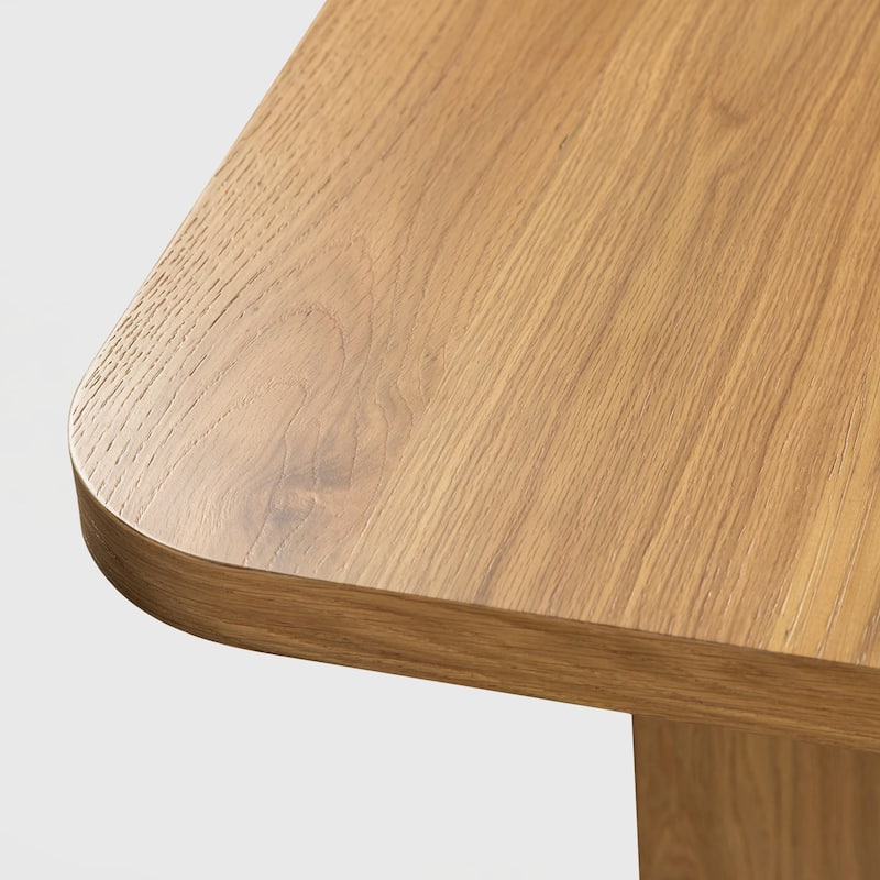 Solid Wood Square Dining Table for 6-8 People Nordic style