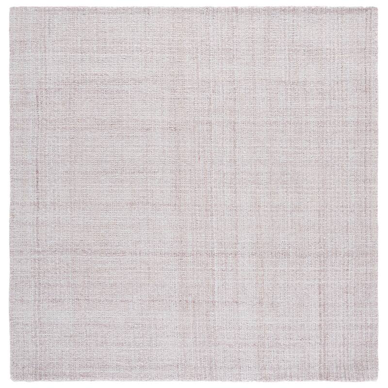 SAFAVIEH Handmade Renewal Linzee Modern Rug - 6' Square - Blush Pink