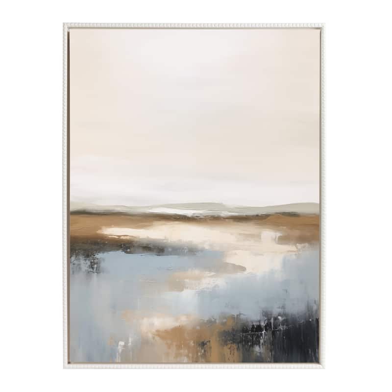 Sylvie Beaded Idyllic Retreat Framed Canvas by Amy Lighthall