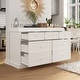 preview thumbnail 5 of 14, White Baby Changing Table Dresser with 7 Drawers Nursery Storage Cabinet for Infant Essentials Chest