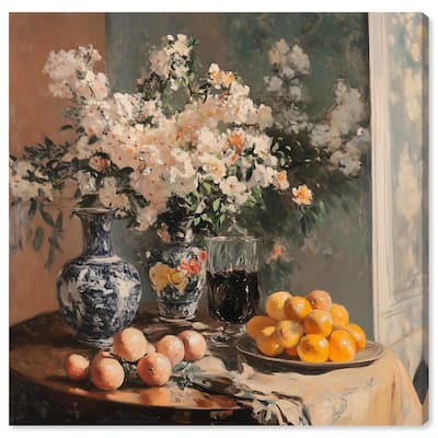 Afternoon Still Life Canvas by Art Remedy, Gallery Wrapped