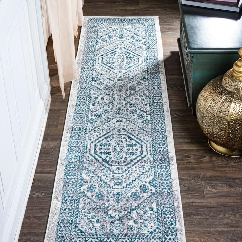 JONATHAN Y Dhiya Cottage Medallion Area Rug