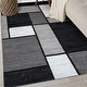 preview thumbnail 38 of 135, World Rug Gallery Contemporary Modern Boxed Color Block Area Rug