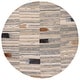 preview thumbnail 9 of 8, SAFAVIEH Handmade Ebony Bohumila Modern Wool Rug 6' Round - Ivory/Grey