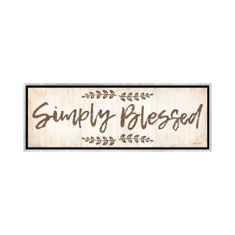 iCanvas "Simply Blessed" by Annie LaPoint Framed