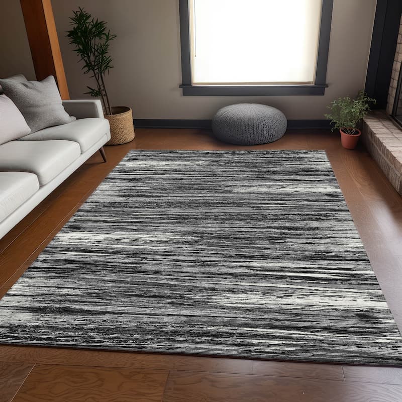 Premium Washable Super Soft Ombre Stripes Mayfield Rug