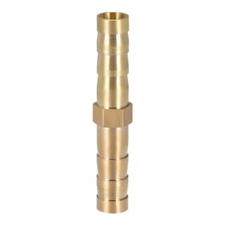 8mm or 5/16" ID Brass Barb Splicer Fitting 4 Ways Brass Cross Barb Fitting,5pcs