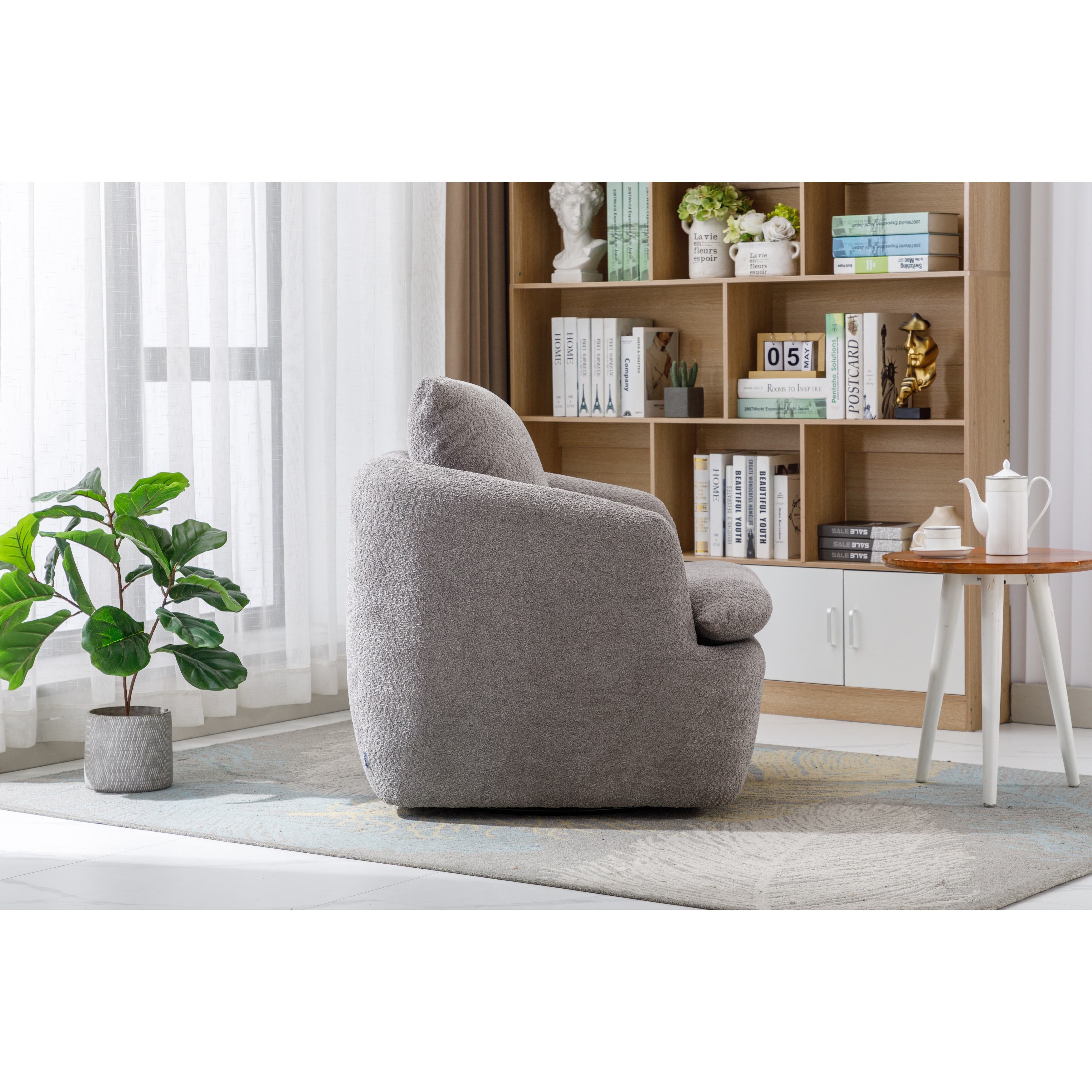 Overstock barrel on sale chair
