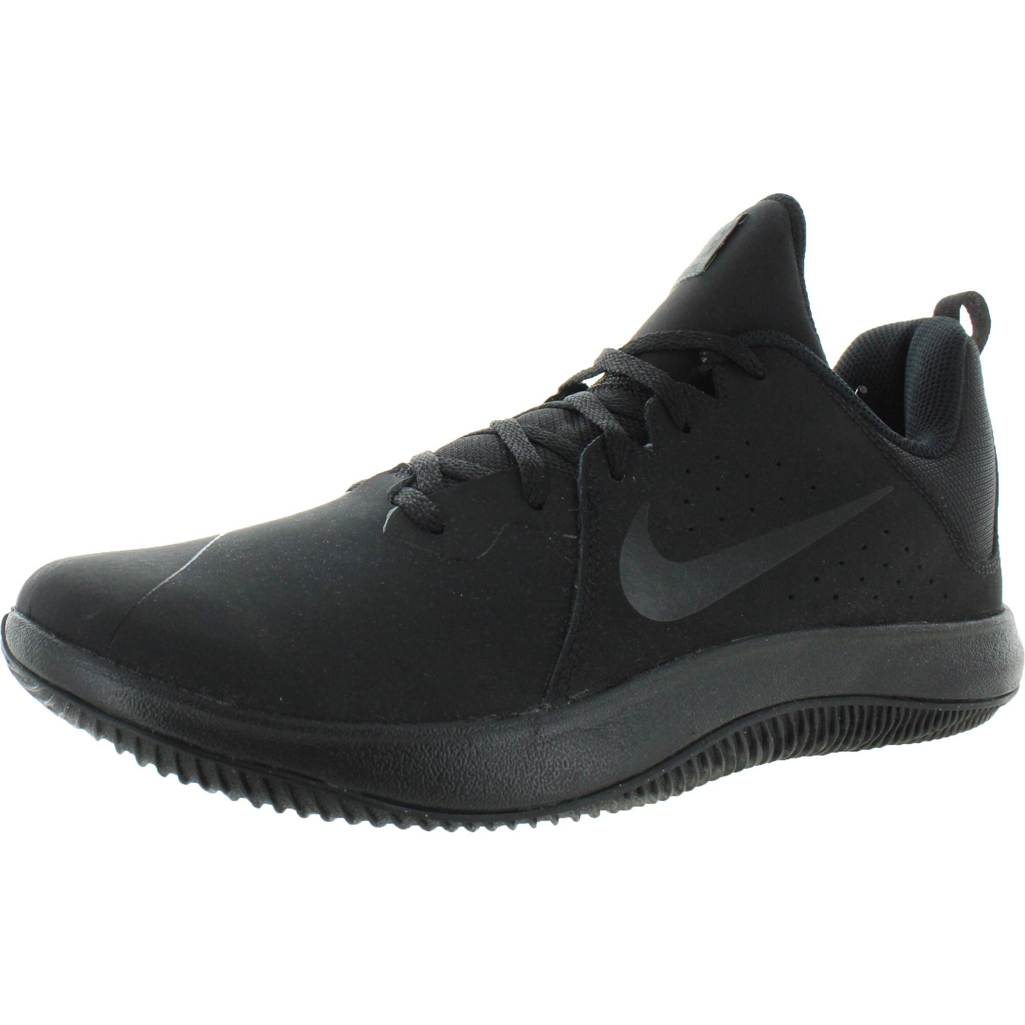 Shop Nike Mens Fly By Low Basketball Shoes Gym Low Top Black
