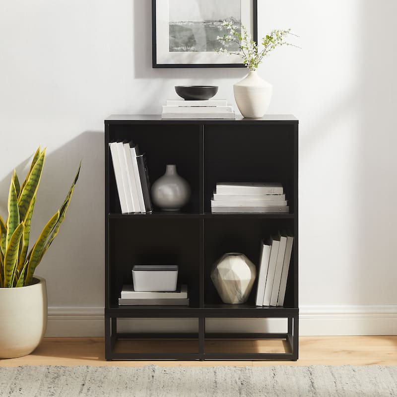 Crosley Enzo Record Storage Cube Bookcase - Black
