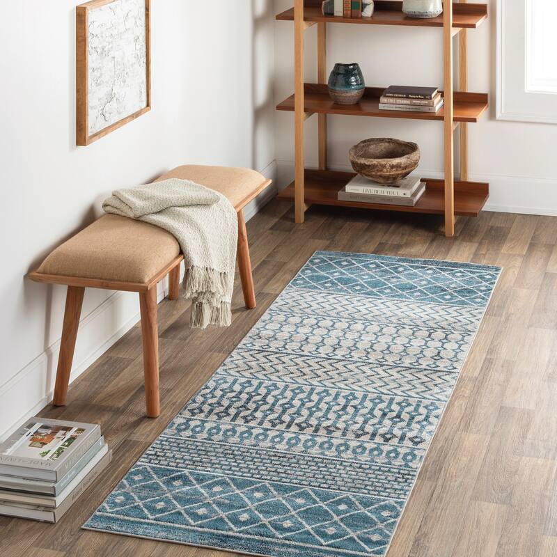 Livabliss Selene Global Boho Machine Washable Area Rug
