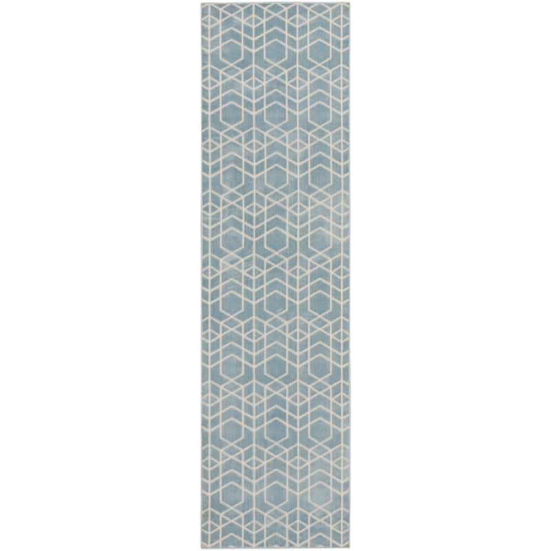 Nourison Washable Charm Indoor only Geometric Area Rug