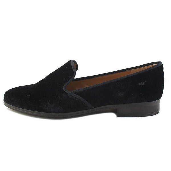 franco sarto black suede flats