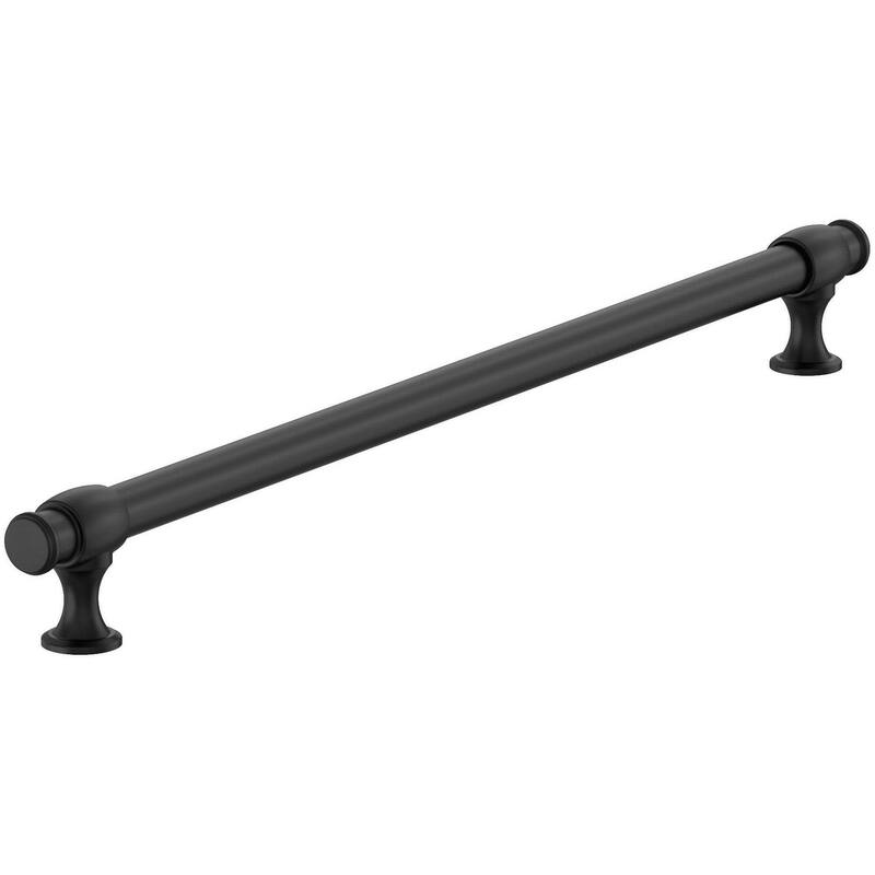 Amerock BP54066 Winsome 18" Center to Center Bar Appliance Pull - Matte Black