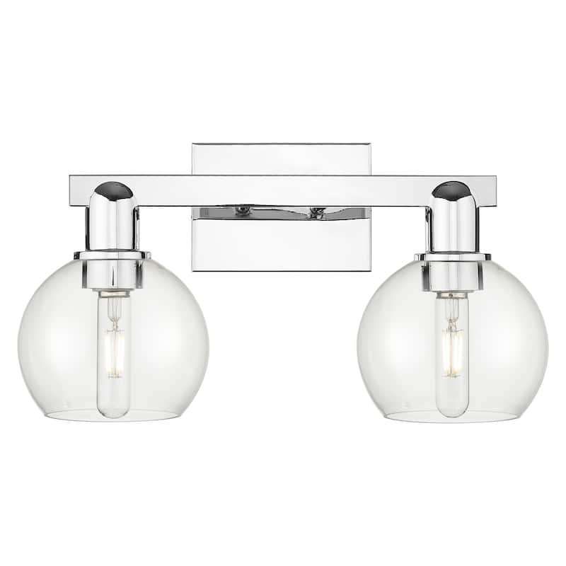 Innovations Lighting Endless Possibilities Arcadia - Athens - 2 Light 17" Bath Vanity Light - Clear/Polished Chrome
