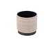 preview thumbnail 5 of 16, Handwoven Storage Ottoman with Matte Black Metal Base - Solid Wood Frame