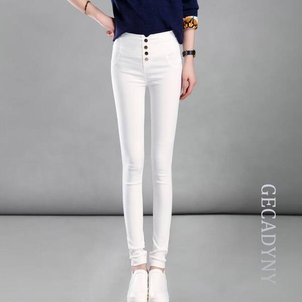 Shop Summer Elegant Women S Casual Pants Ol Work Wear Slim Stretch