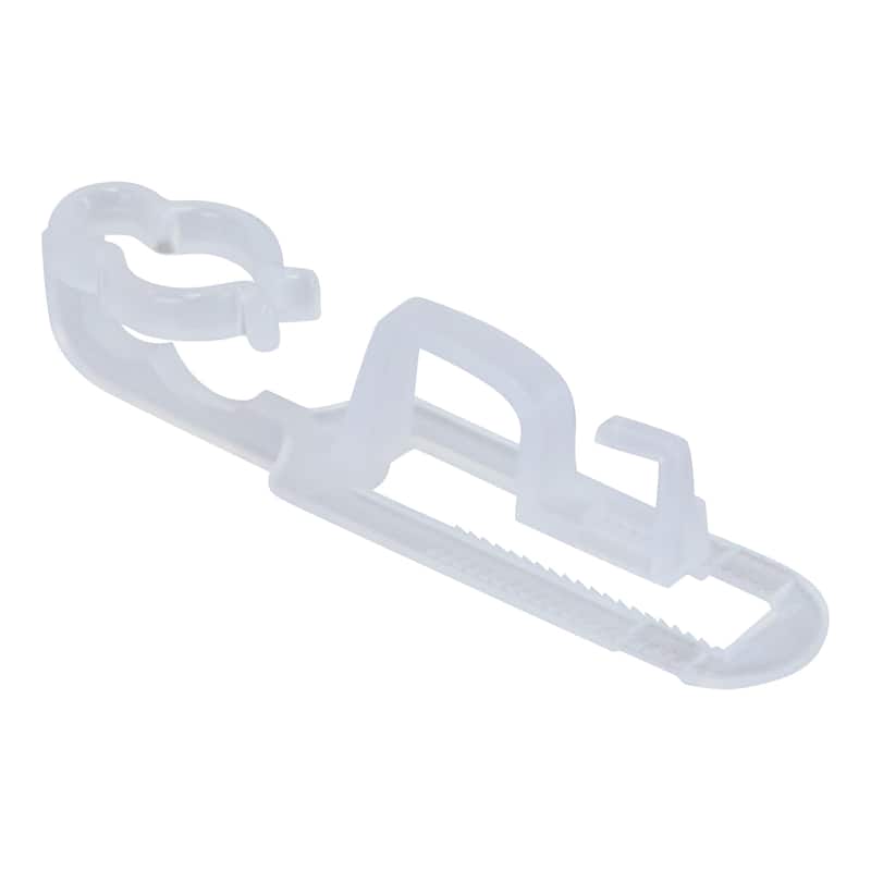 All in One Outdoor Gutter Shingle Clips for Christmas Lights - Pack of 100