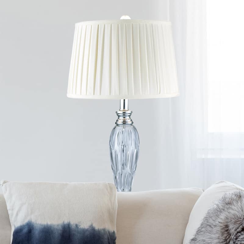 Vella 24 percent Lead Crystal Table Lamp