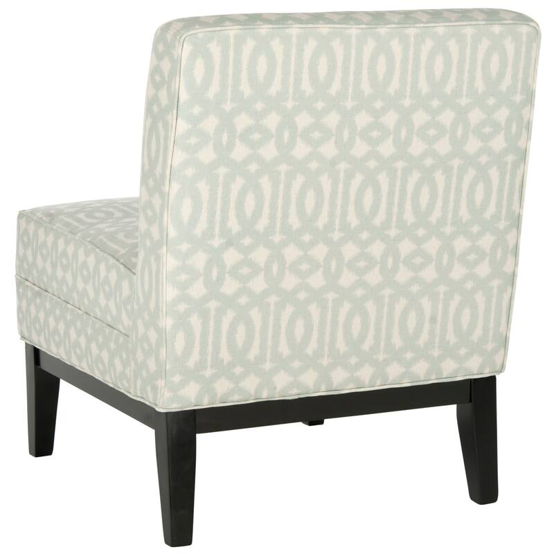 SAFAVIEH Kandice Silver/Cream Chair - 25" W x 32" D x 33" H - 25Wx32Dx33H - Silver/Cream