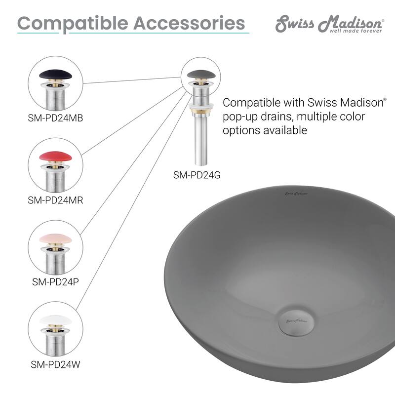 Classe 16" Ceramic Sink