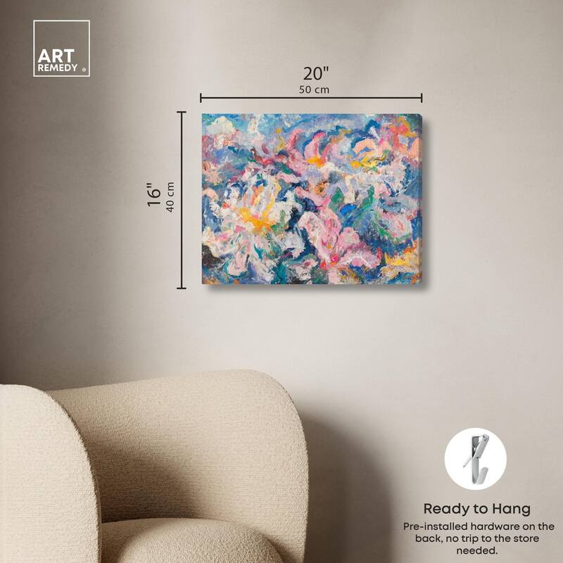 Pastel Riot II Canvas by Art Remedy, Gallery Wrapped