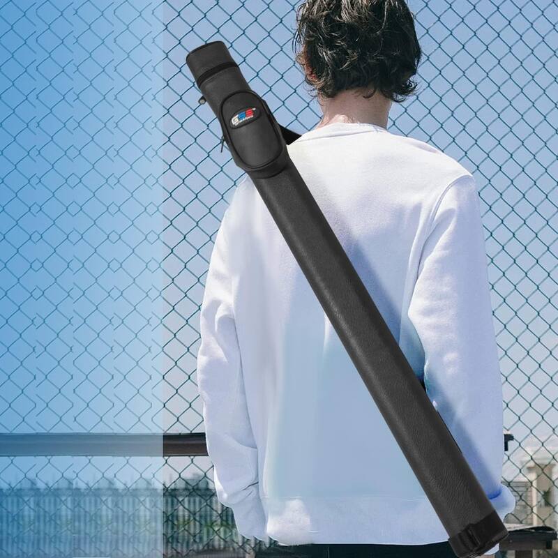 GSE™ 1x1 Hard Billiard Pool Cue Stick Carrying Case, Billiard Cue Case Holds 1 Butts/1 Shafts (5 Colors)