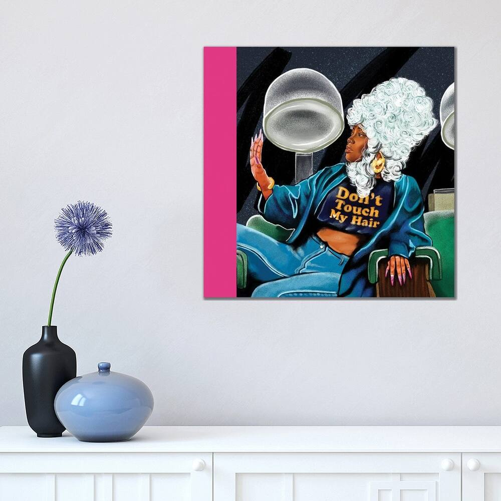 iCanvas "Don't Touch My Hair" by Domonique Brown Canvas Print