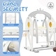 preview thumbnail 5 of 5, 5-in-1 Toddler Slide Swing Set Outdoor Indoor Playground Slide Playset With Climber Basketball Hoop