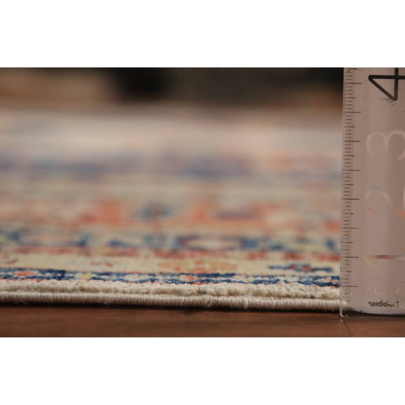 Heriz Serapi Oriental Rug Vegetable Dye Hand-Knotted Wool Carpet - 8'10"x 11'9"