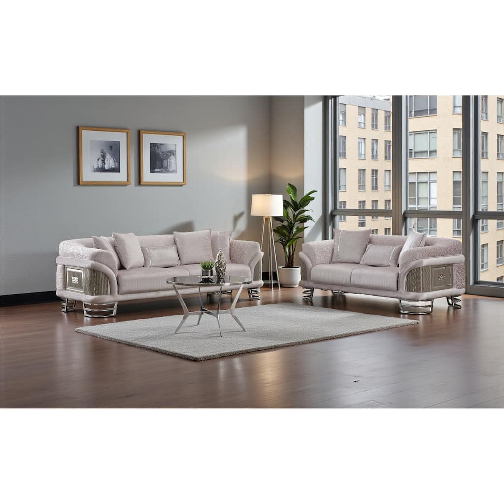Northcraft 2 Pieces Living Room Sets 1 Sofa 1 Loveseat