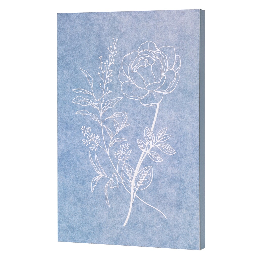American Art Decor Wildflowers II Box Top Wall Art Print