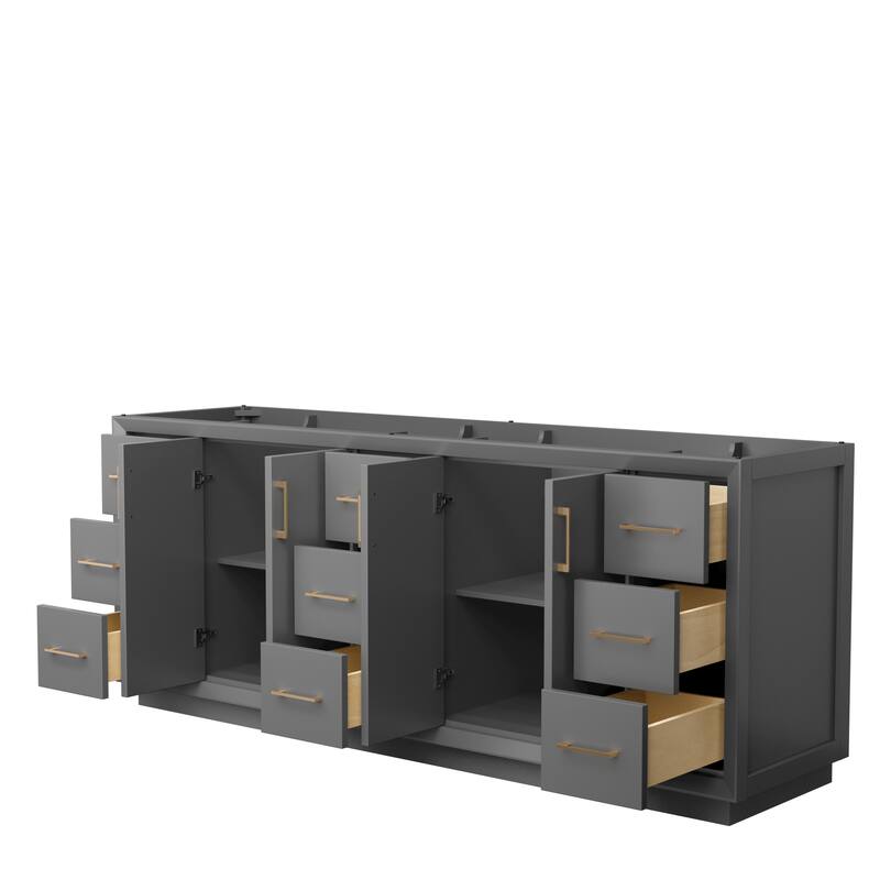 Strada 84-Inch Double Vanity Cabinet